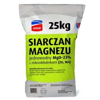 Siarczan Magnezu Jednowodny Kg Magnez Siarka