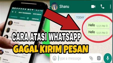 Cara Mengatasi Whatsapp Tidak Bisa Mengirim Pesan Youtube