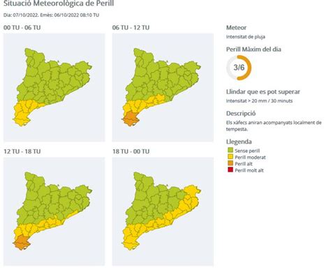 Protecció Civil activa l alerta del Pla INUN Govern cat