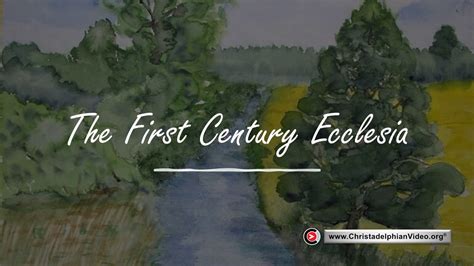 The First Century Ecclesia Jessie Adair