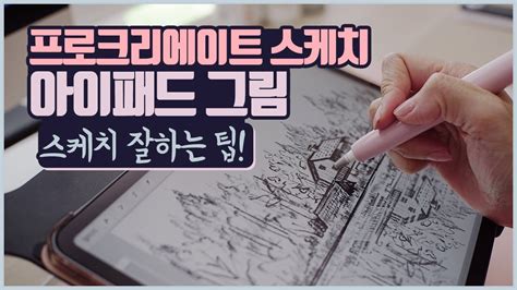 아이패드 그림 스케치 잘 하는 방법 프로크리에이트 스케치 팁 프로크리에이트 기초 강좌 Youtube