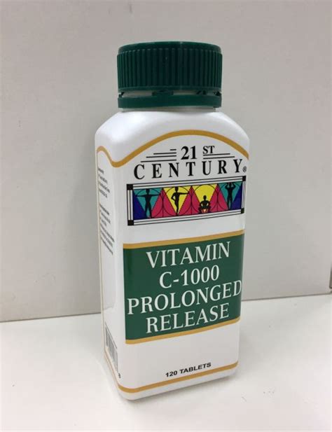 21ST CENTURY Vitamin C 1000 Prolonged Release 120 Tablets Lazada