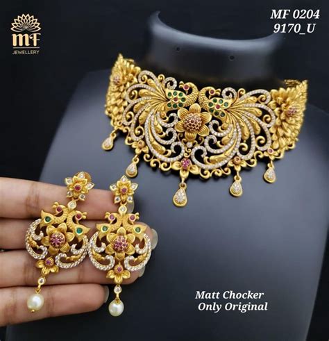 Pin By Godavari On Neck Gold Choker Beautiful Gold Necklaces Gold