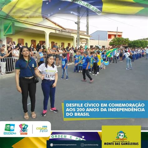 Prefeitura Municipal De Monte Das Gameleiras Desfile Cívico