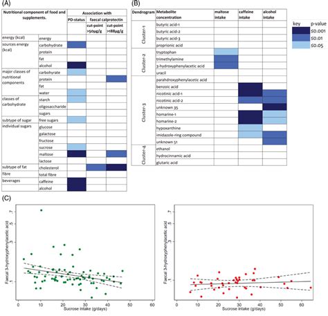 Heatmaps Of Dietary Associations Across All Participants And A