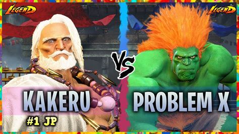 SF6 Ranked 1 JP Kakeru Vs Blanka Problem X Street Fighter 6