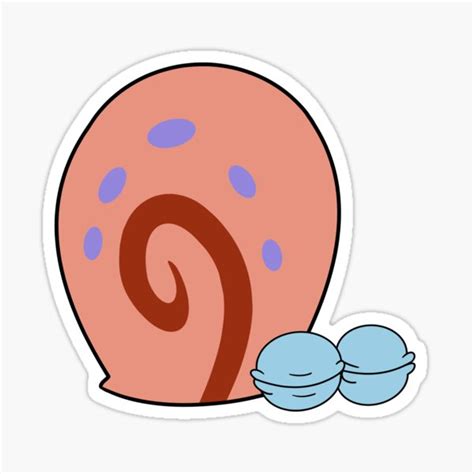 "Sleeping Snail" Sticker for Sale by shellysshop | Redbubble