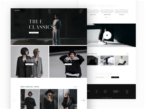 Modish - Clothing Store Free Figma Website Template - TemplatesJungle.com