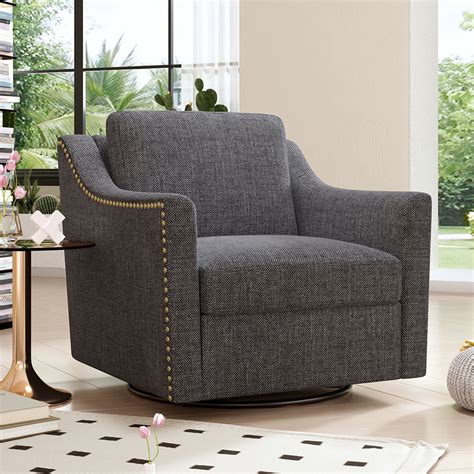 Latitude Run Algerd Upholstered Swivel Armchair Wayfair