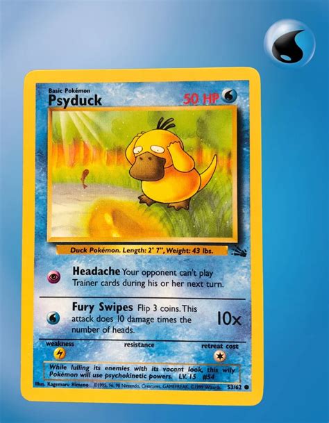 Psyduck Fossil Tcg Coleccionistas