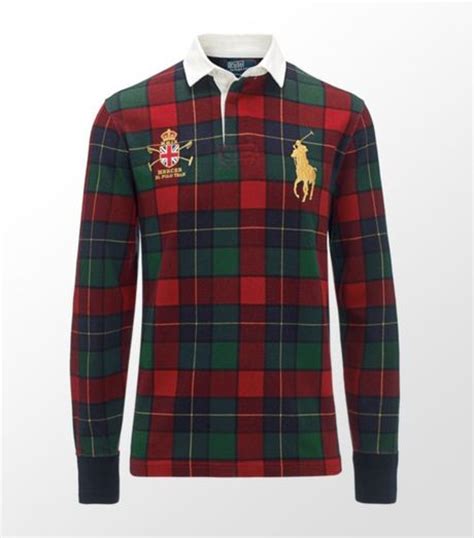 Ralph Lauren Tartan Polo Shirt In Red For Men Lyst