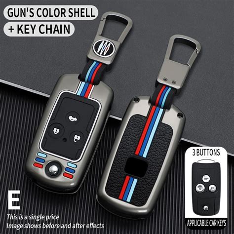 Zinc Alloy Car Key Case For Honda Accord Acura Fit Pilot MDX RDX TL TSX