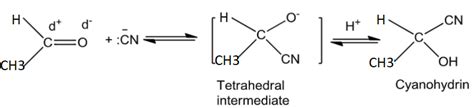 What Happens When Acetaldehyde Reacts With Hcn Give Equation