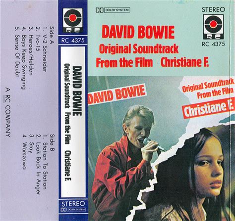 David Bowie - Original Soundtrack From The Film Christiane F. (1982 ...