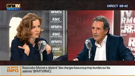 Nathalie Kosciusko Morizet invitée de Jean Jacques Bourdin sur BFMTV