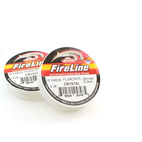 Fireline- 4lb Crystal, 15 Yards – Beadshop.com