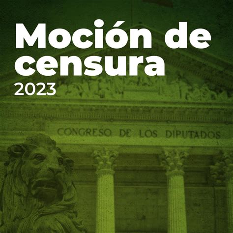 El Texto De La Moci N De Censura Contra S Nchez Registrada Por Vox Pdf