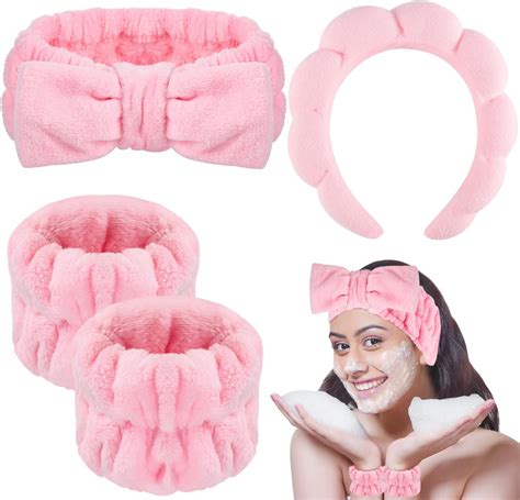 Sponge Spa Headband For Women Green Makeup Headband And