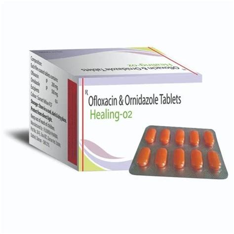 Mg Ofloxacin Ornidazole Tablets At Rs Box Ofloxacin And