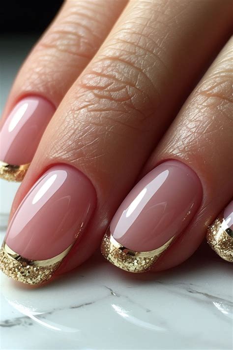 Elevate Your Style With Gold French Tip Nails 💅 In 2024 Gold Nails