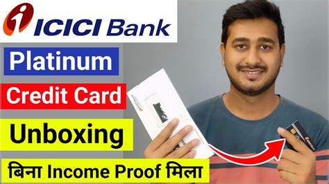 ICICI Bank Platinum Credit Card Unboxing Lifetime Free Credit Card