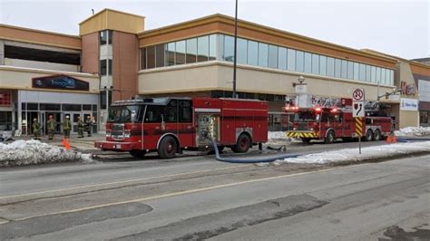 Downtown Sudbury Mall Evacuated Street Closed Due To Fire Cbc News