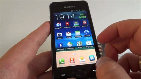 Samsung Galaxy S Advance GT I9070 Hands On YouTube