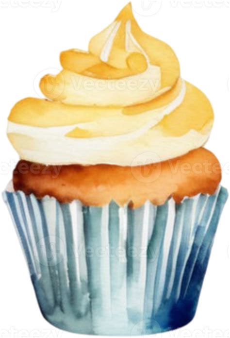 Cupcakes Watercolor Clipart Illustration 44783341 Png