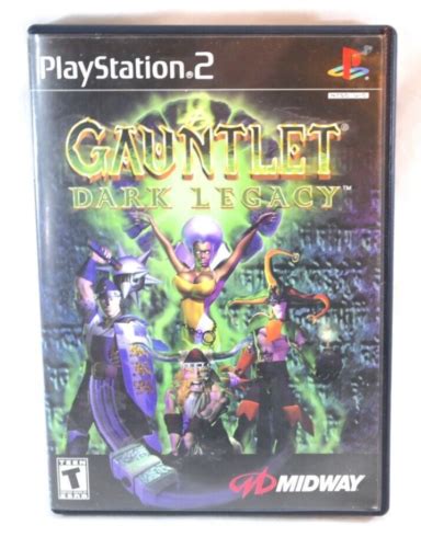 Gauntlet Dark Legacy Sony Playstation 2 2001 Ps2 Video Game Black