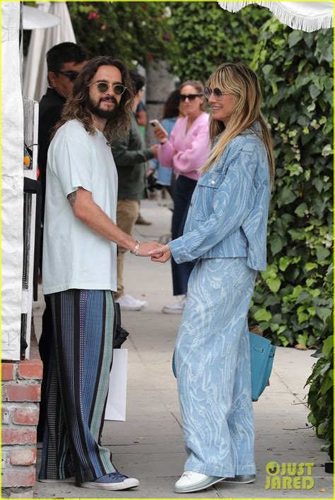 Heidi Klum Husband Tom Kaulitz Pack On The Pda During Lunch Date In L