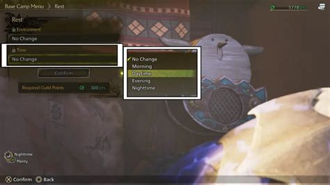 how to change time in monster hunter wilds