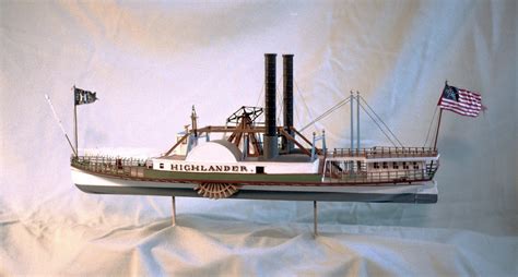 Hudson River Model Steamboats Researching Highlander C1835 The