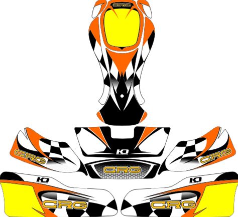 Go Kart Sticker Kit Template