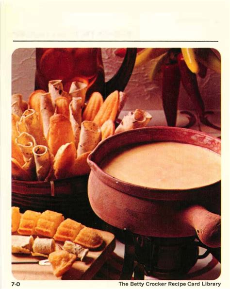 Mexican Midnight Fondue Betty Crocker E Recipe Cards For Fondues