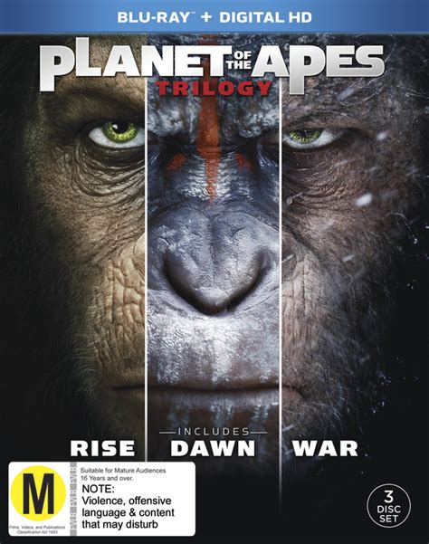 Planet Of The Apes - Trilogy Collection | Blu-ray | Buy Now | at Mighty Ape NZ