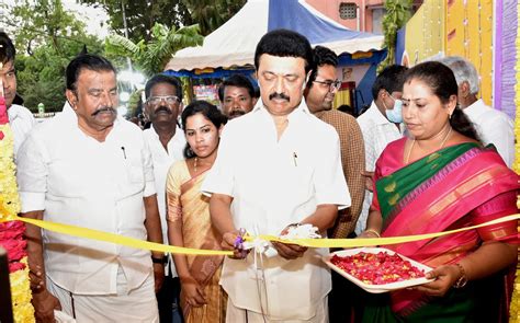 cm stalin visits kolathur inaugurates slew  projects news today