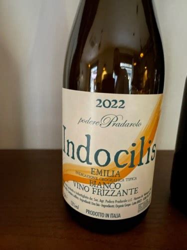 Podere Pradarolo Indocilis Bianco Frizzante Vivino US