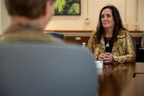 Chief Of Space Operations Spouse Visits Yokota 5th Air Force