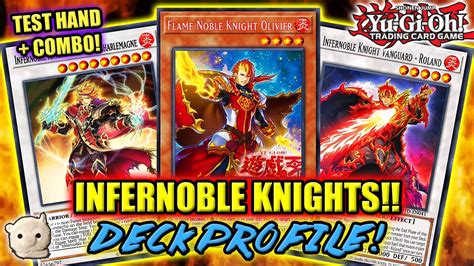 NEW Yu Gi Oh INFERNOBLE KNIGHT DECK PROFILE W Combo Tutorial