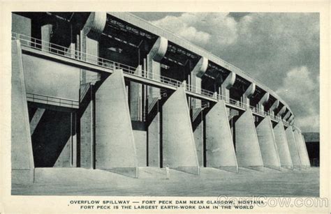 Overflow Spillway - Fort Peck Dam near Glasgow, Montana