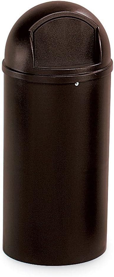 Amazon Rubbermaid Marshal Single Door Domed Receptacle Gallon