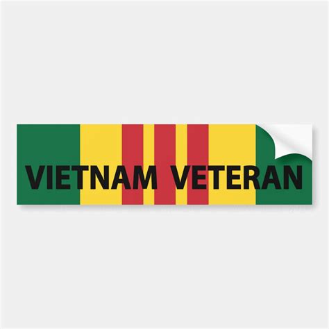 Vietnam Veteran Bumper Sticker Zazzle