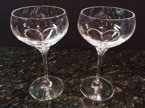 2 Nachtmann Germany Crystal Wine Glasses Stems 5 75 Nch48 Signed Nachtmann Crystal Stemware