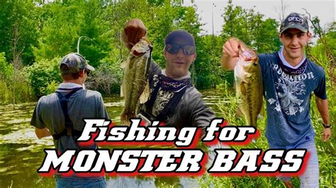 Fishing For Monster Bass Youtube