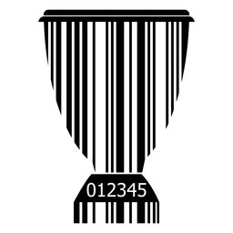 Barcode Mit Troph Enbecher Png Und Svg Design F R T Shirts