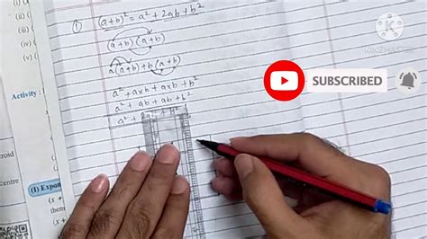 Formula a b ² a² 2ab b² YouTube