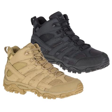 Merrell Moab 2 Mid Tactical Response Black Waterproof Boots