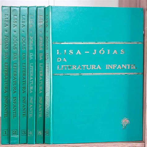 Lisa Jóias da Literatura Infantil 6 Volumes Sebo RS RARIDADES Sebo