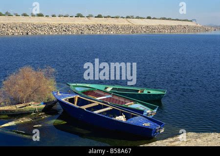 Aswan Egypt Aswan High Dam Lake Nasser Stock Photo - Alamy