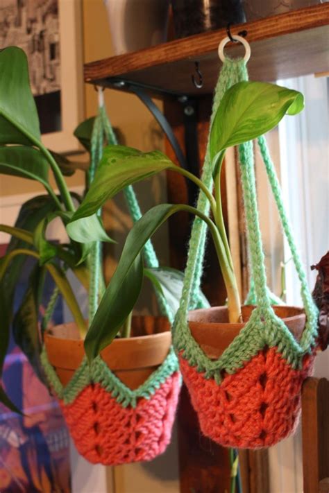 Crochet Patterns For Plant Hangers